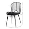 Baxton Studio Brenna Modern Bohemian Black Finished Rattan and Metal 2-Piece Dining Chair Set, PR 231-2PC-12827-ZORO - alternate 2